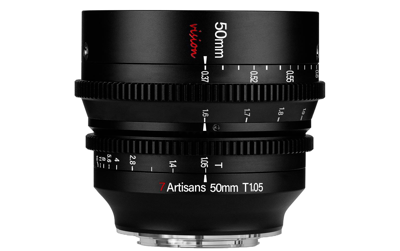 Festbrennweite 50mm T1.05 – Sony E-Mount<br>Kompakte, lichtstarke Festbrennweite für Filmemacher