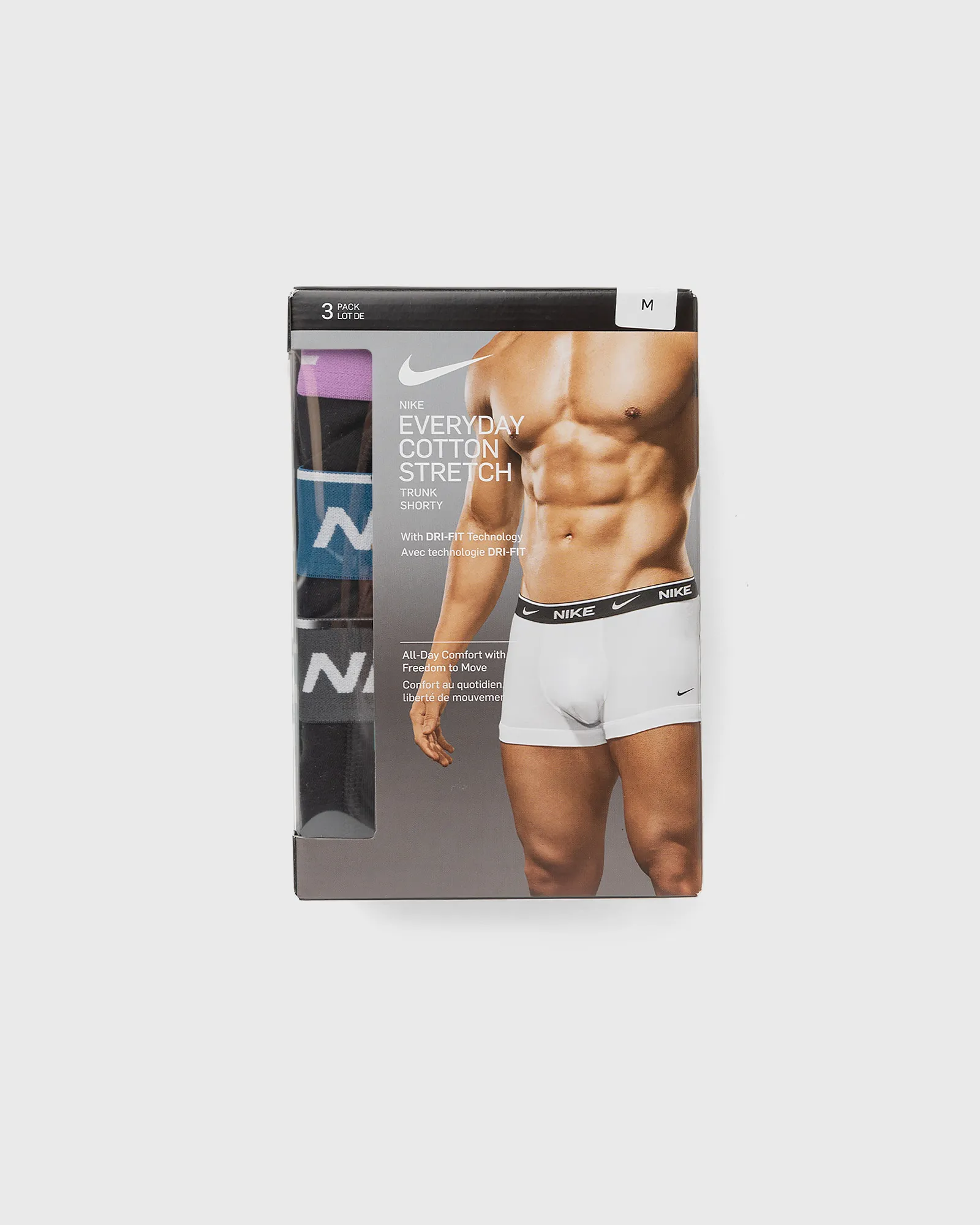 Nike E-DAY COTTON STRETCH TRUNK 3PK