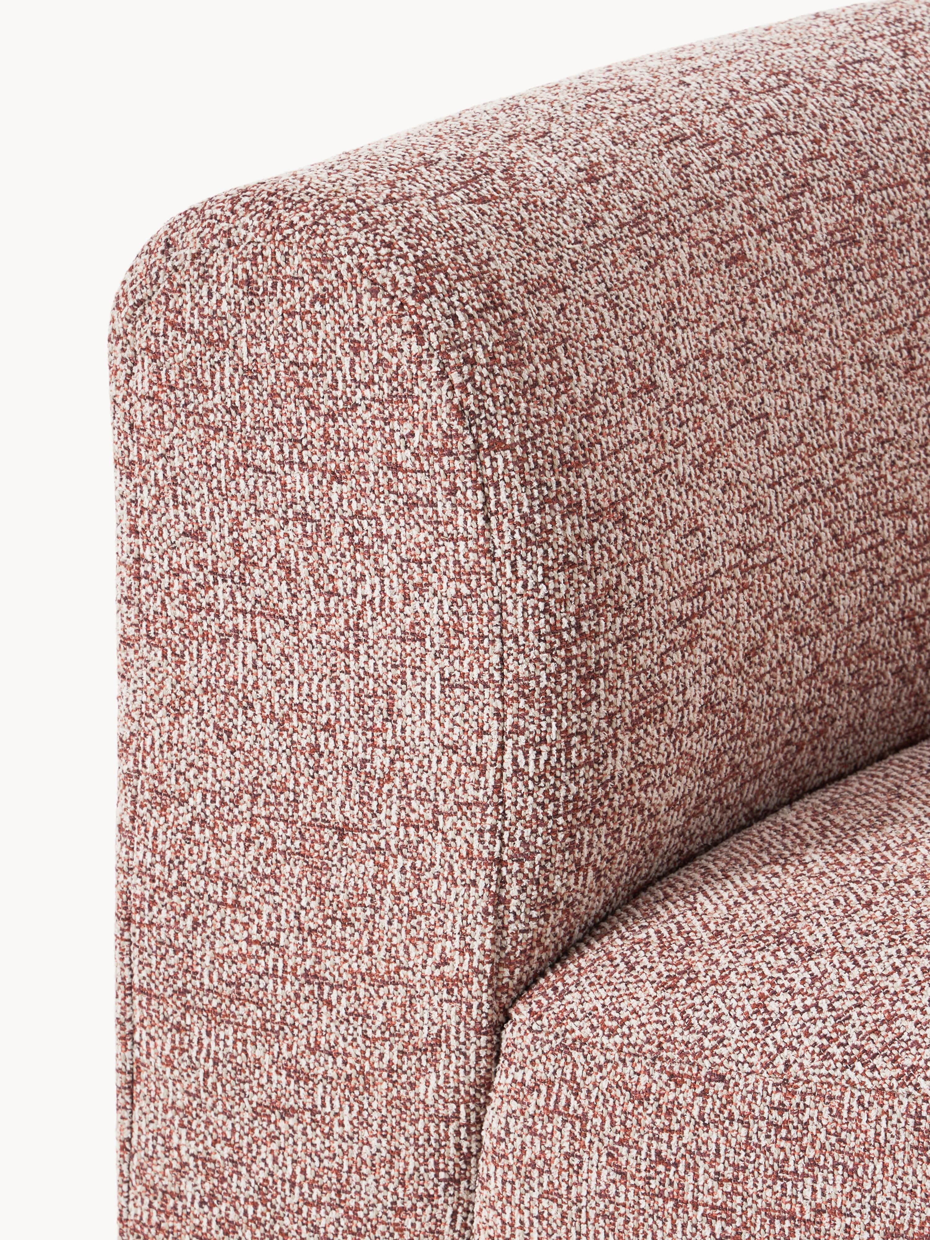 Ronde bouclé hoekmodule Sofia