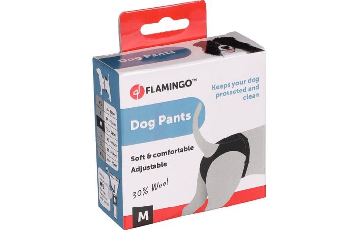 Flamingo - Løbetidsbukser med Velcro ALEXIS Sort - M