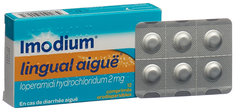IMODIUM lingual akut Schmelztabl 2 mg Blist 12 Stk