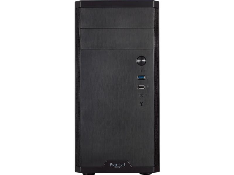 Fractal Design PC-Gehäuse Core 1100 Kompaktes Mini-Tower mit elegantes Front-Panel