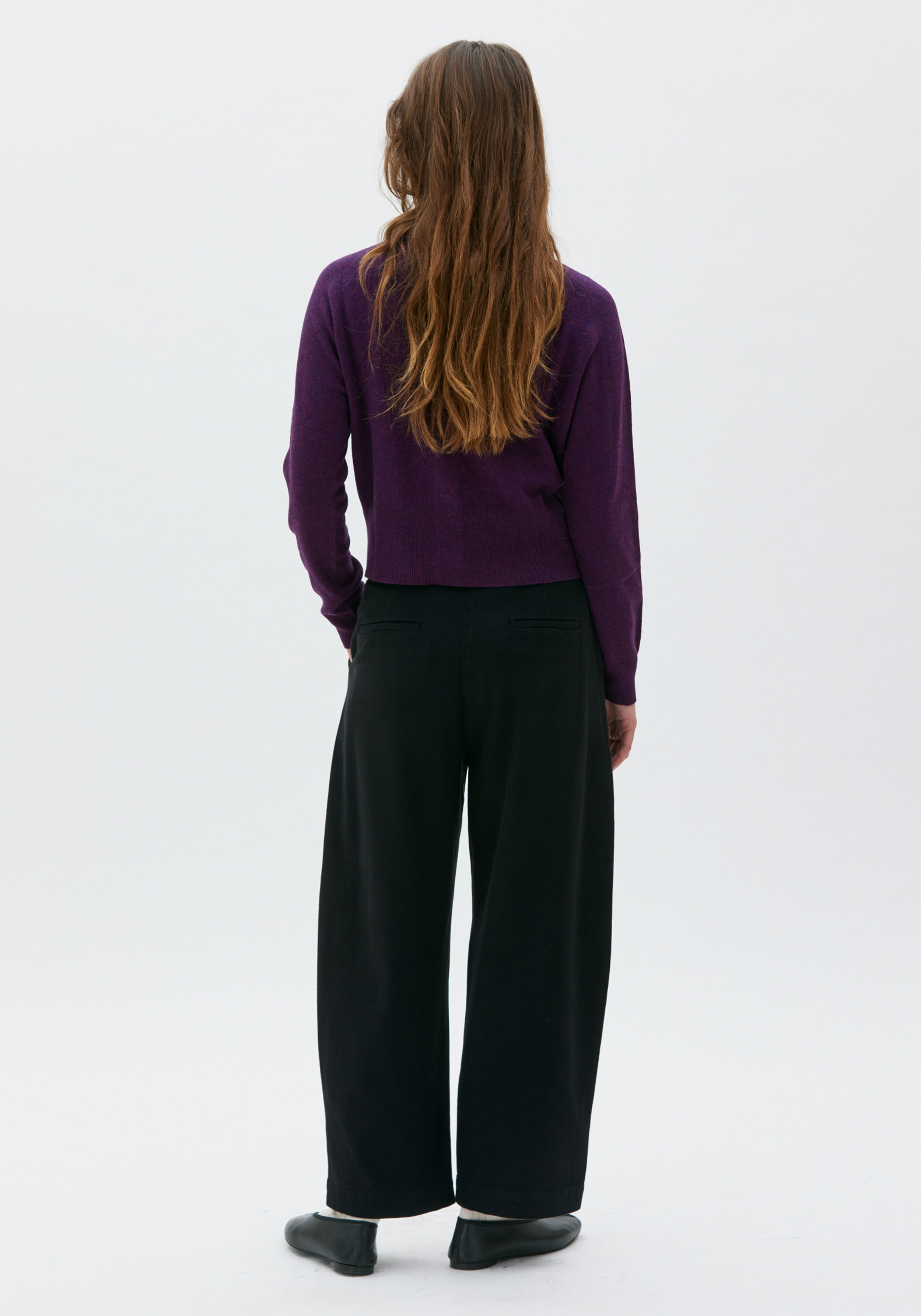 Maska Cardigan Malou Grape Melange