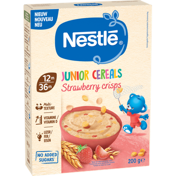Nestlé Junior Cereals Strawberry Crisps 12m-36m 200 g