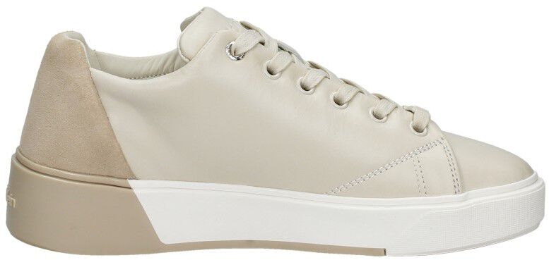 Calvin Klein Heel Cupsole Lace Up gebroken wit