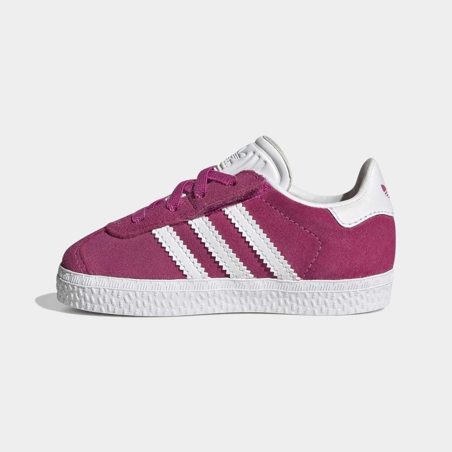 Adidas Original Gazelle Comfort Closure Elastic Laces Shoes Kids