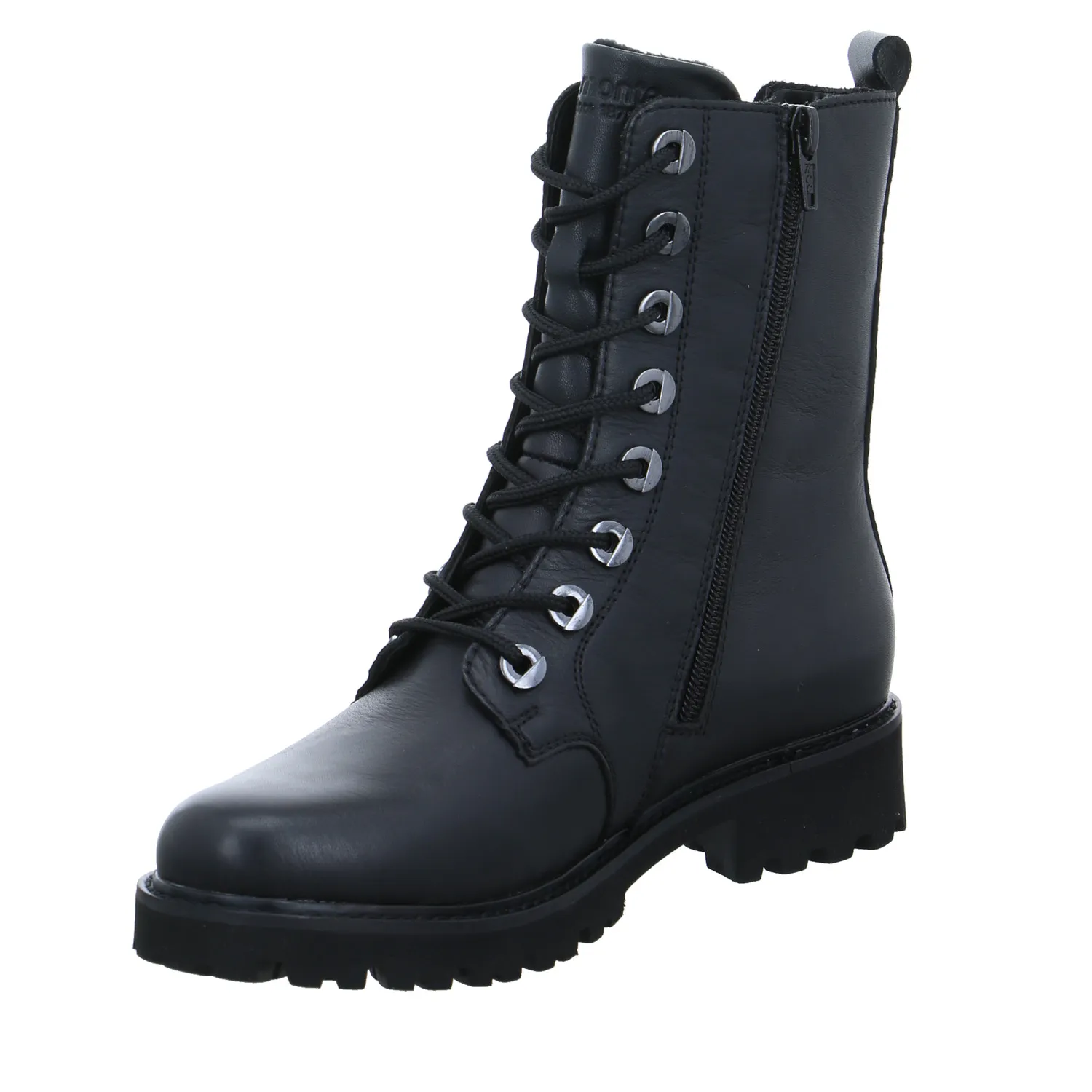 REMONTE Boot Schwarz Leder  mit Wechselfussbett