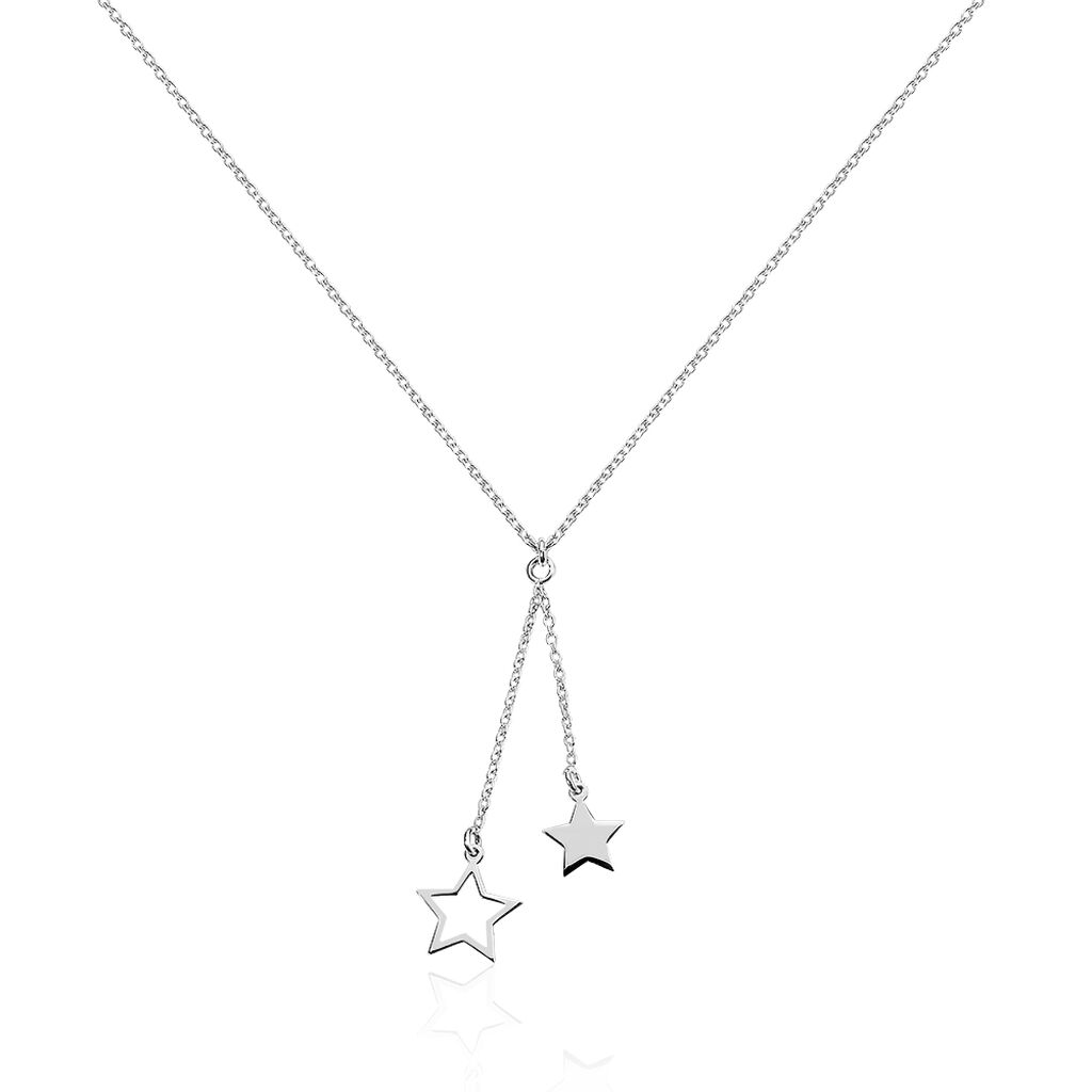 Collier Juliette Argent Blanc