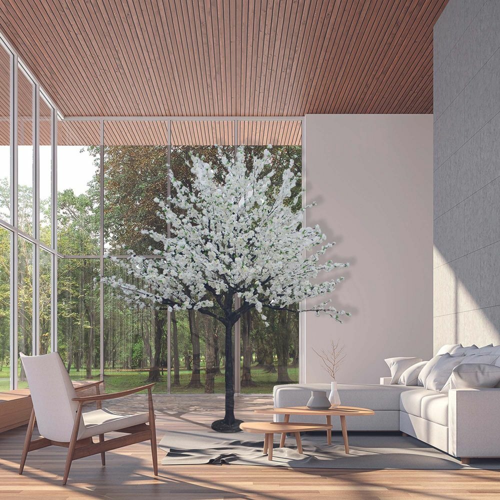Arbre fleuri artificiel 2.90 m