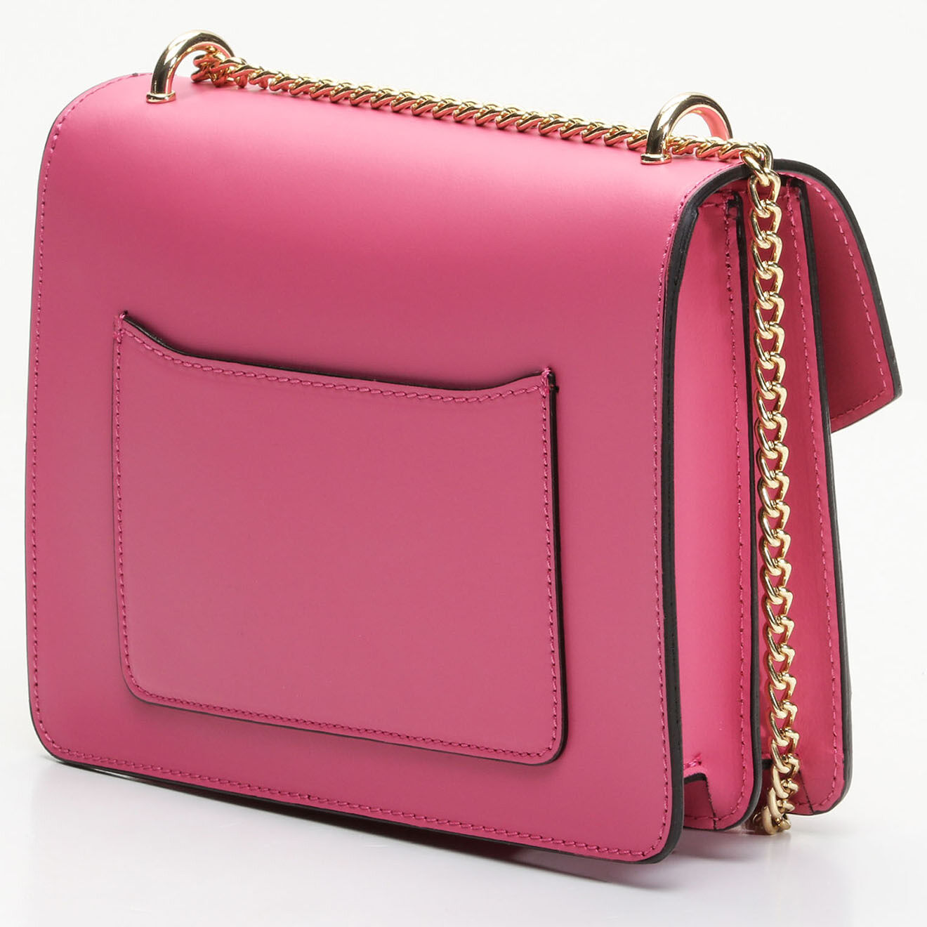 Maison Héritage Sac bandoulière en Cuir Mia rose - 22x16x7 cm
