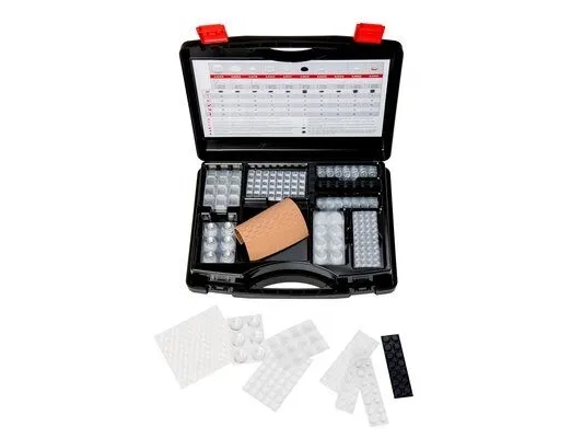 3M BUMPON SET 017, Sort, Transparent, Polyurethan (PU)