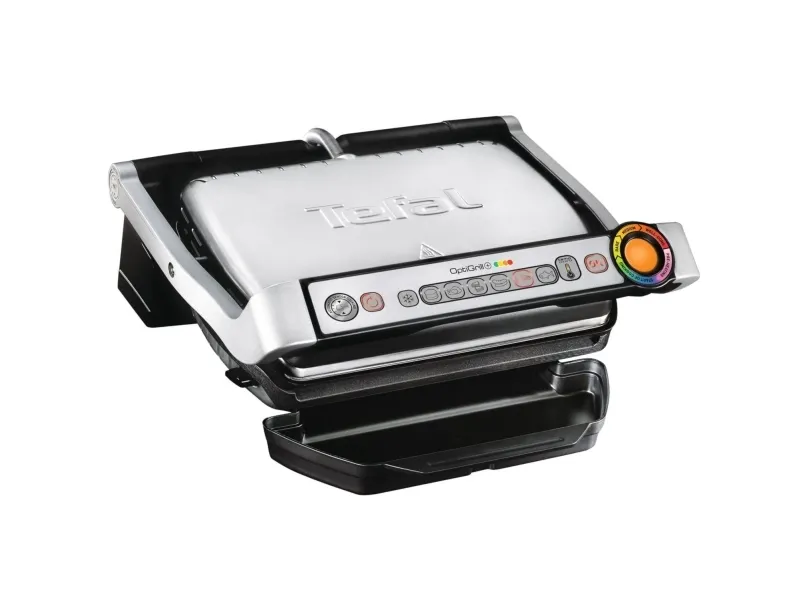 Tefal OptiGrill  GC716D12 - Grill - elektrisk - 600 cm2 - inox