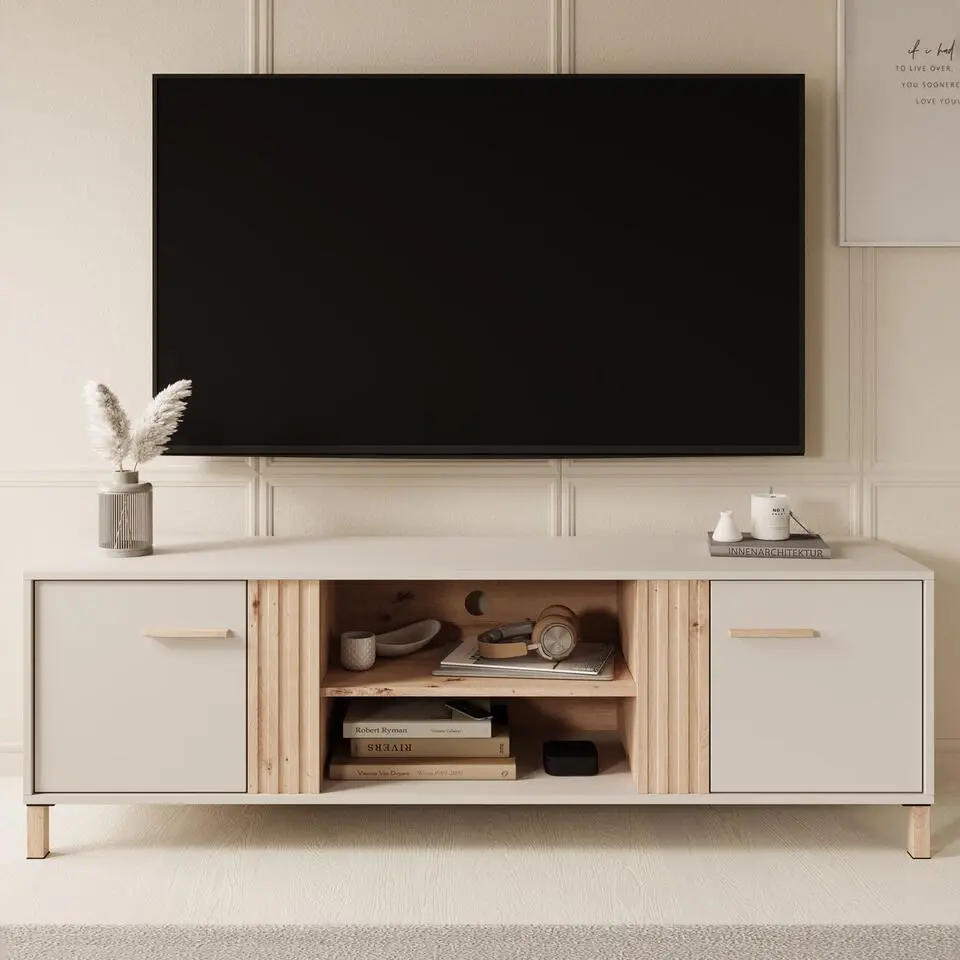 Meubella - TV-Meubel Bahia - Beige - 163 cm