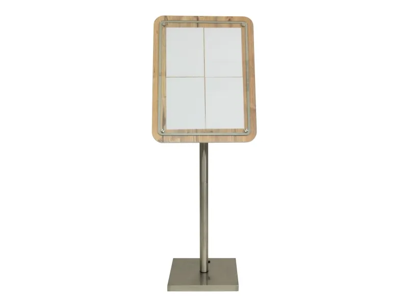 Securit® 4xA4 GLASS STAR informationsdisplay eg