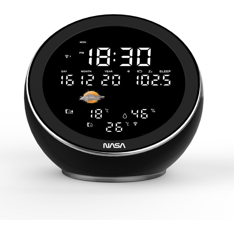 Radio-réveil Nasa WSP 1500BK Noir