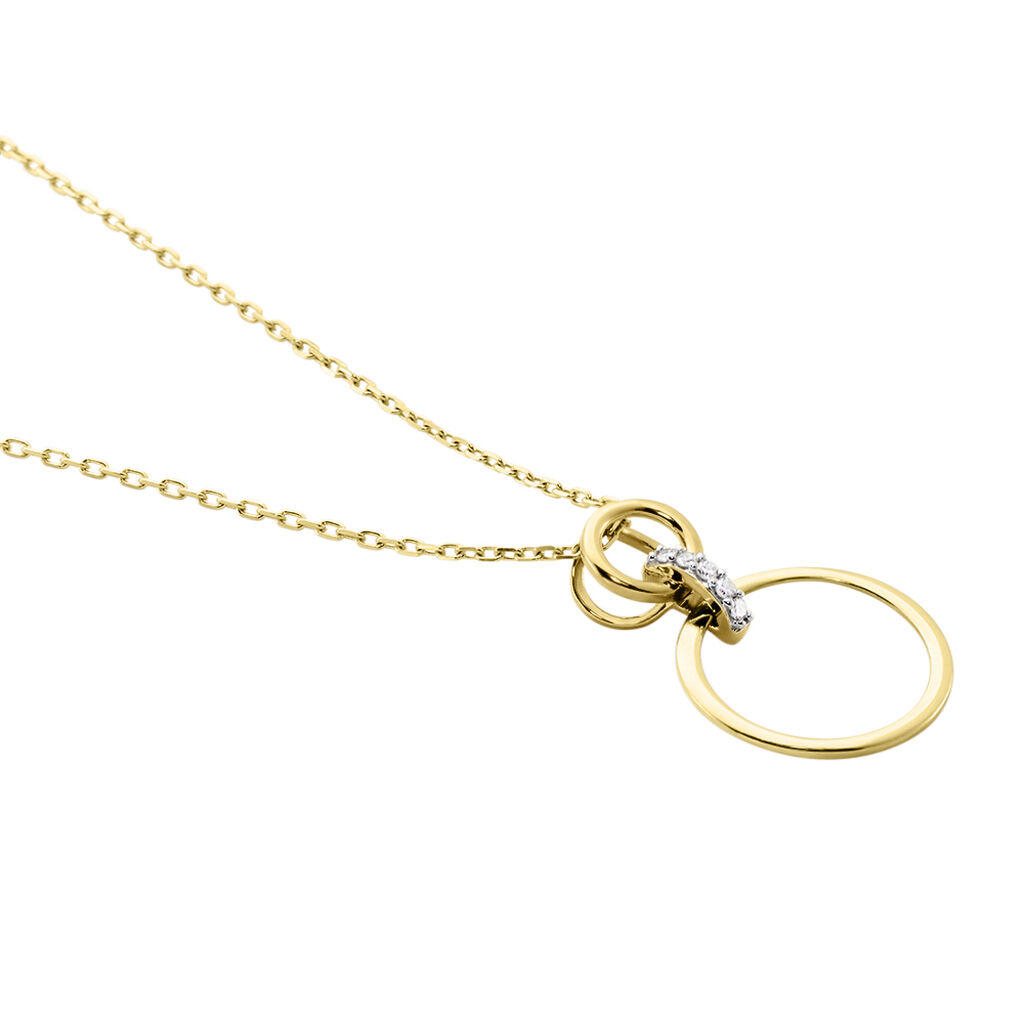 Collier Or Jaune Agnessa Diamants
