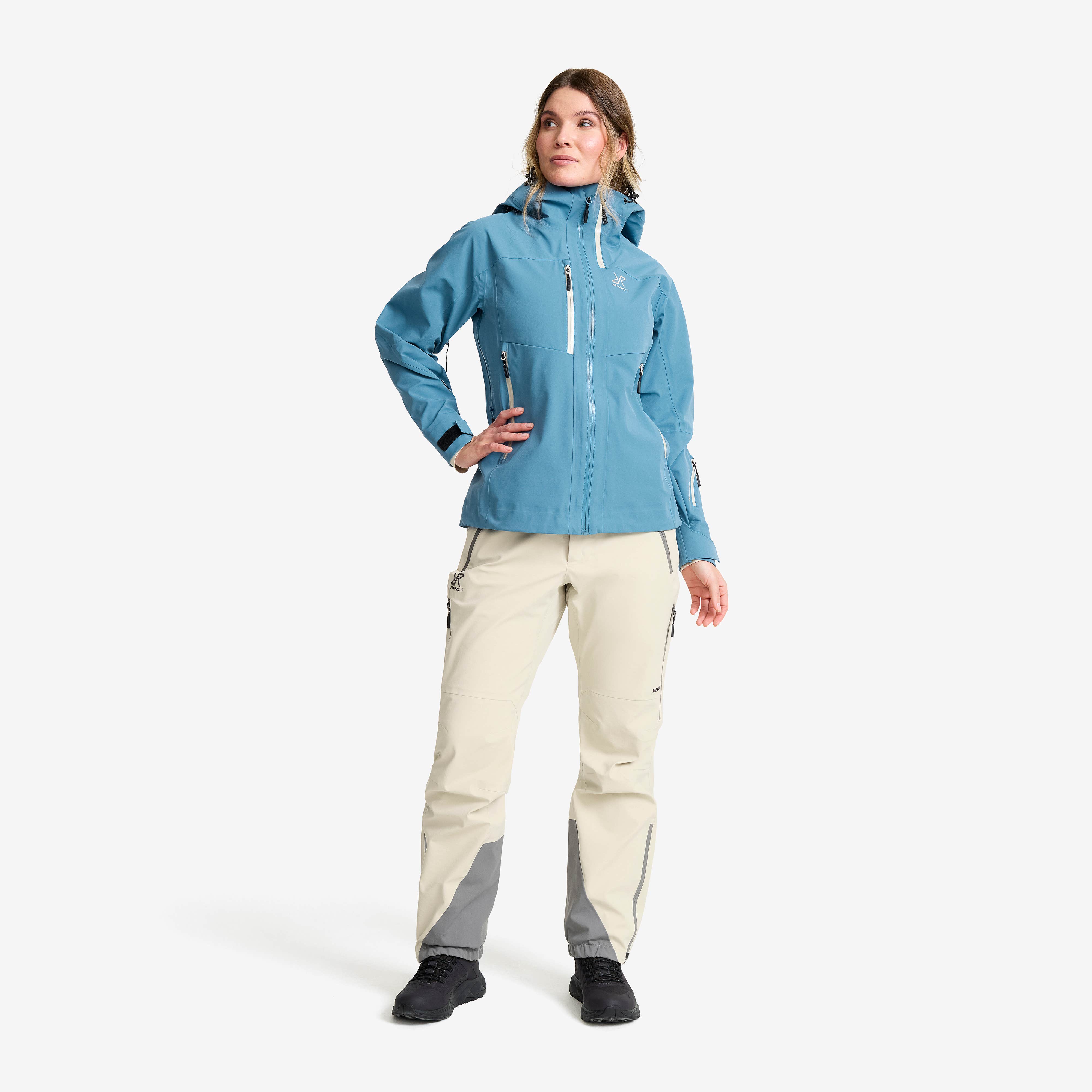 Cyclone 3L Shell Jacket Dame Captain's Blue