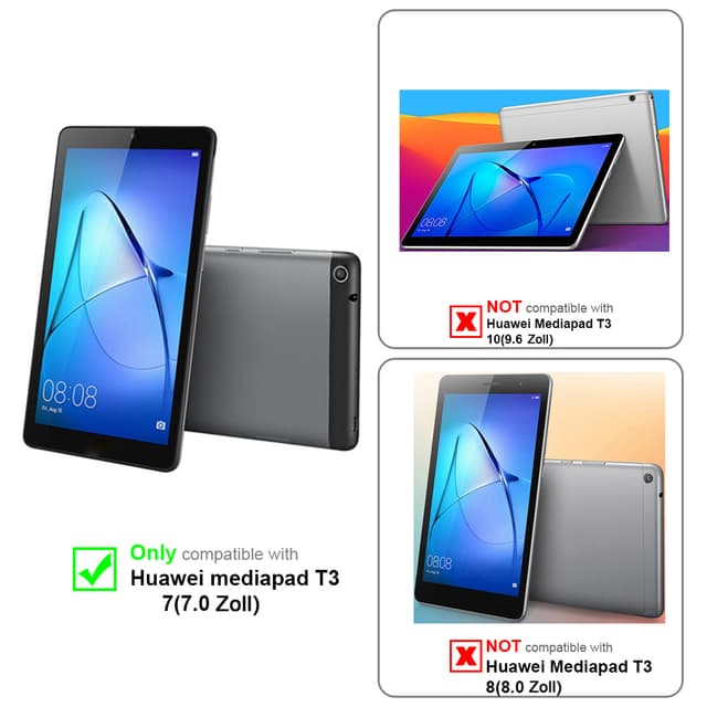 Huawei MediaPad T3 7 (7.0 tomme) 3x Skærmbeskytter