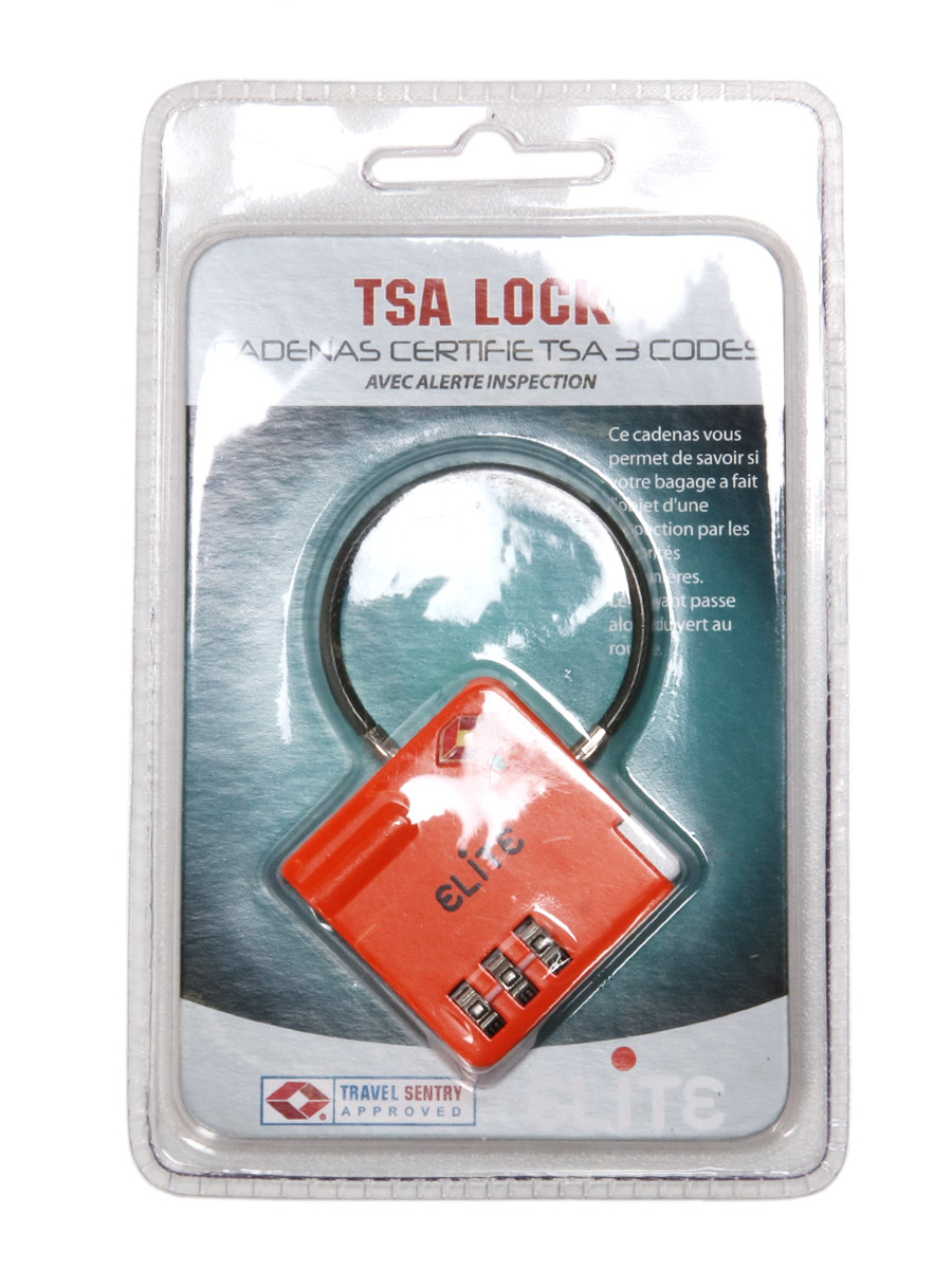 Cadenas À cÀble À code TSA Elite
