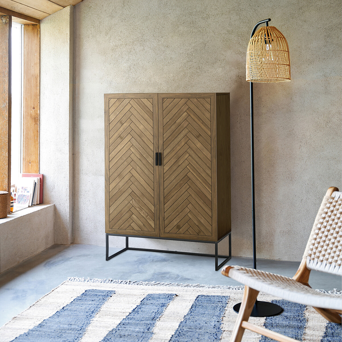 LA REDOUTE INTERIEURS<br>Aparador com 2 portas Nottingham