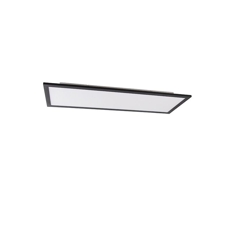 Modern LED paneel zwart 80 cm incl. LED - Liv