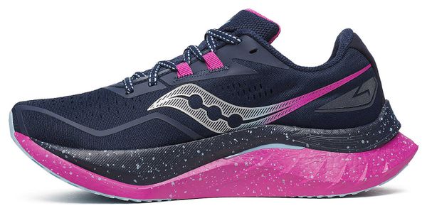 Chaussures Running Saucony Endorphin Speed 4 Bleu/Rose Femme