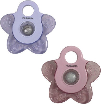 FILIBABBA Bitering Cooling Star 2-pack, Rose Mix