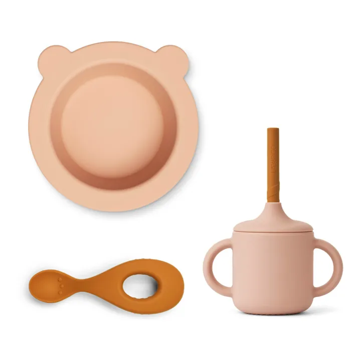 Liewood Set vaisselle Kali - Set de 3 | Rose