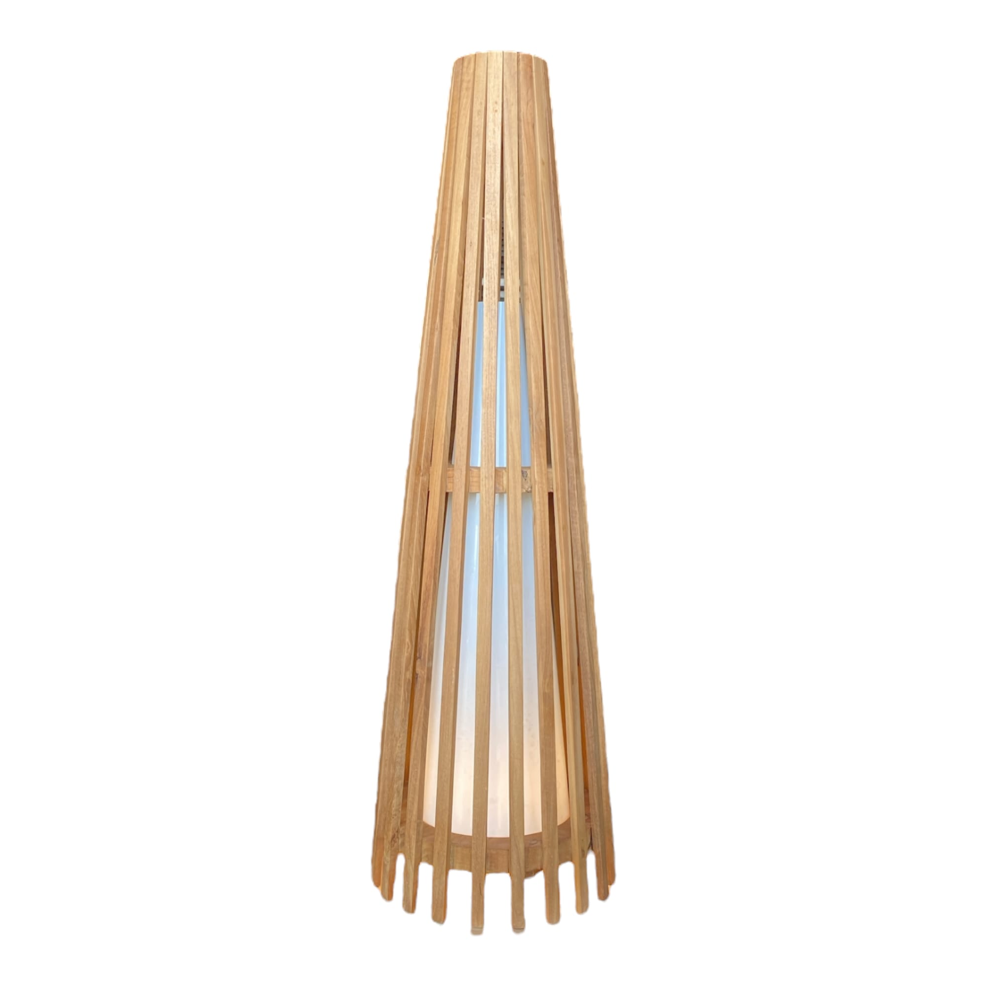 Interieurdirekt – Vloerlamp Anto – Teakhout – 90cm – Naturel