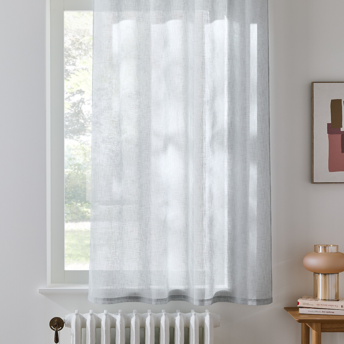 LA REDOUTE INTERIEURS<br>Cortina de radiador com ilhós, Nyong
