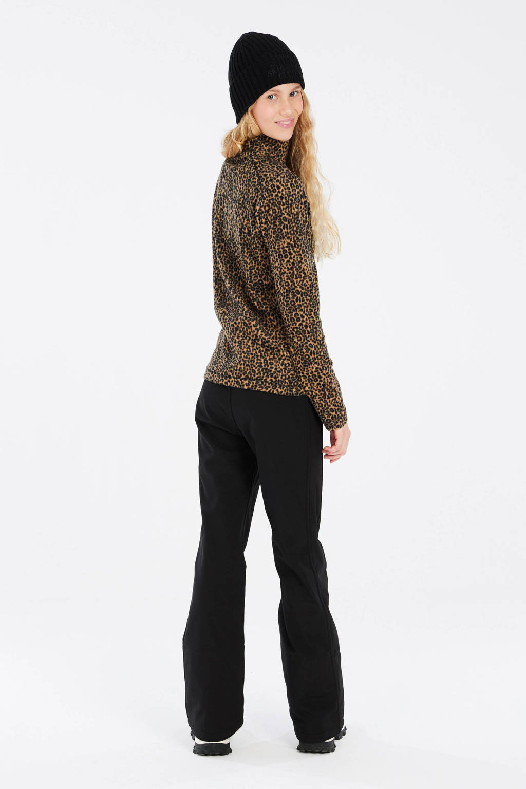 Protest skipully fleece PRTMISSY JR bruin/zwart