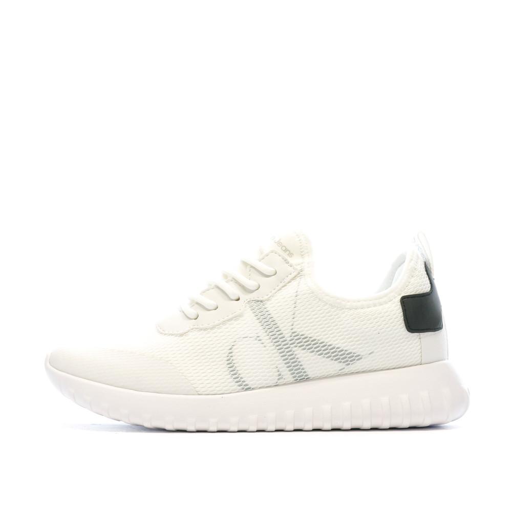 Calvin Klein Jeans Baskets Blanc Femme Calvin Klein Jeans Sporty Runner Eva