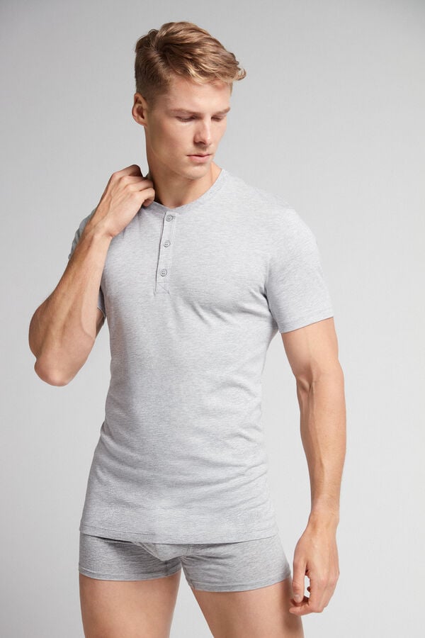 Camiseta de manga curta em algodão Supima®