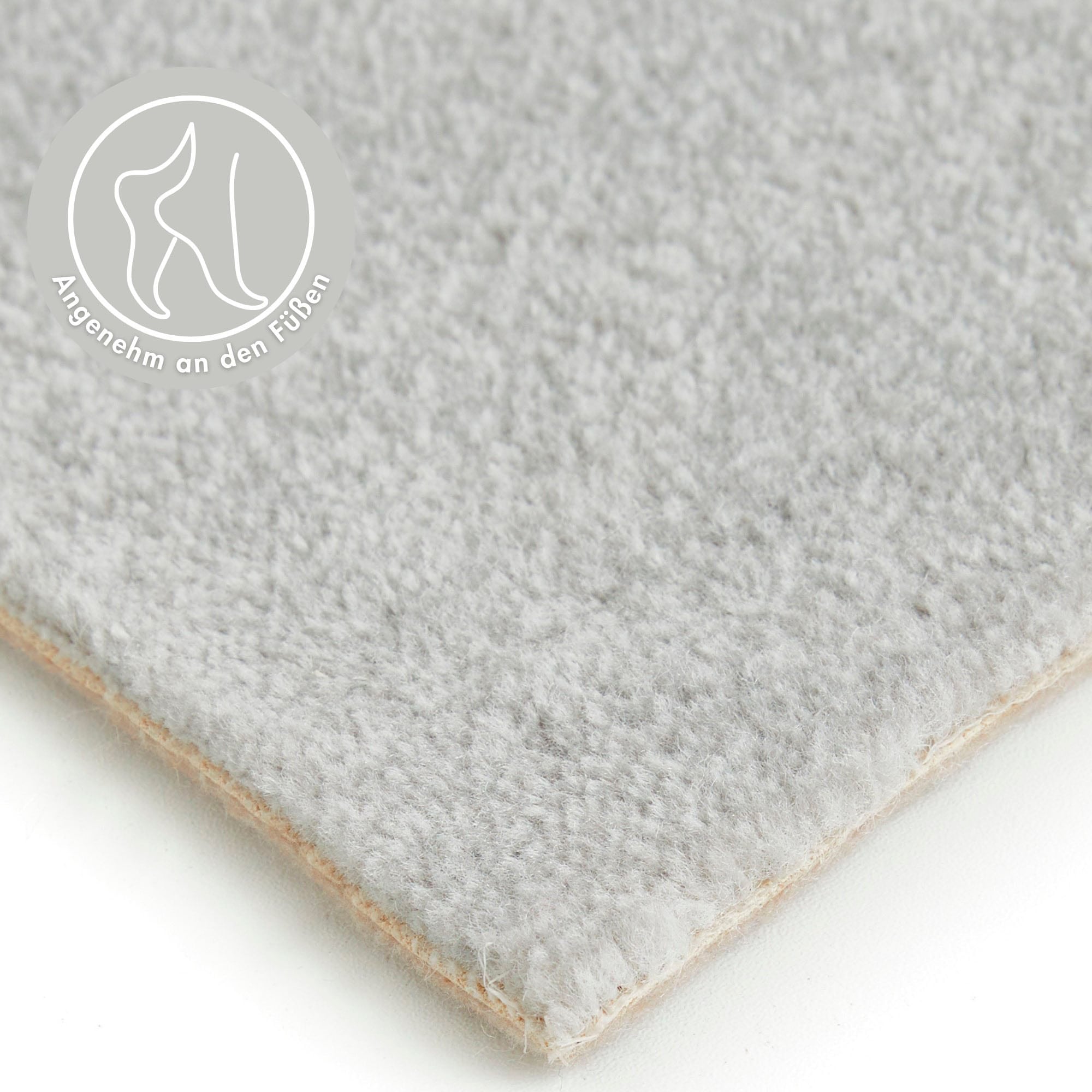 Andiamo Teppichboden »Catania, Velours, Made in Belgium« rechteckig 7,5 mm Höhe meliert, Breite 400 cm oder 500 cm, strapazierfähig & pflegeleicht