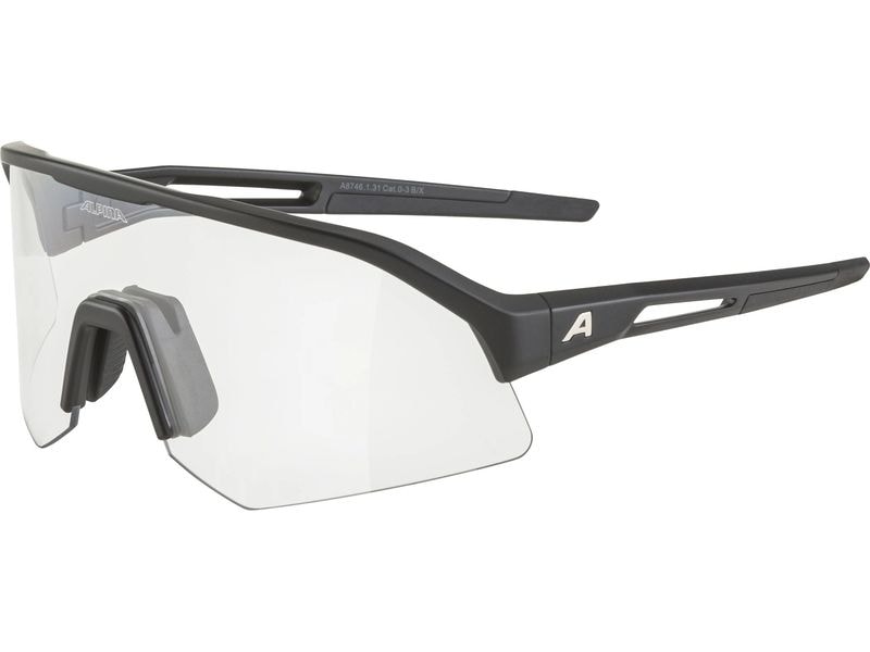 alpina Sportbrille Sonic HR V - Schwarz matt Velobrille Cat.0-3