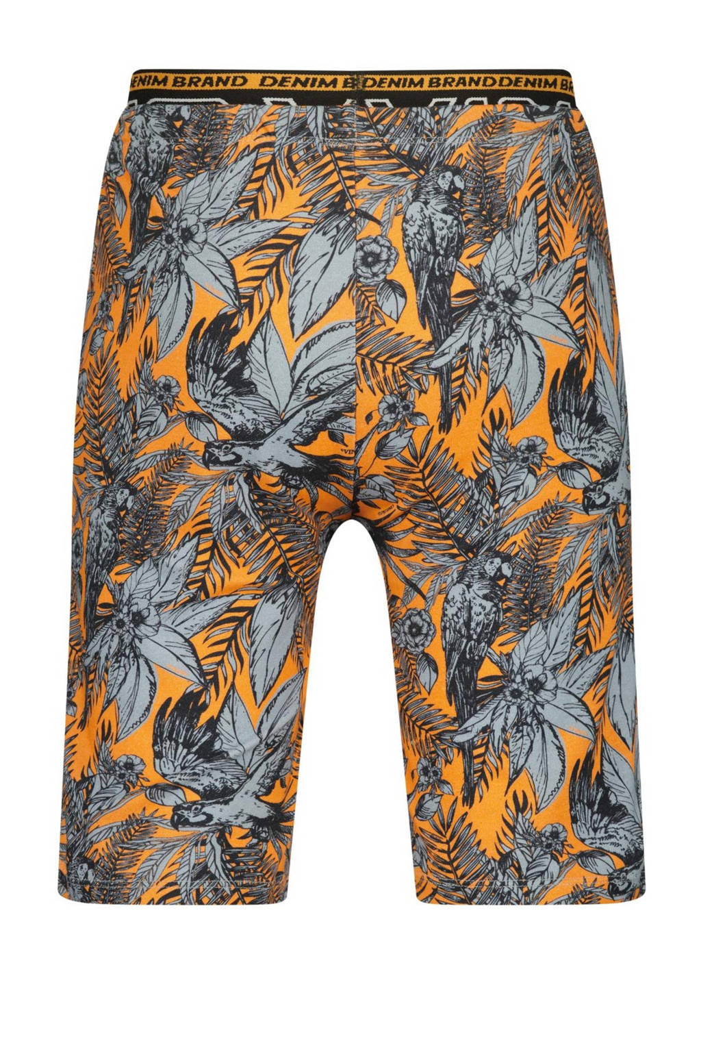 Vingino shortama Whanye grijsblauw/oranje