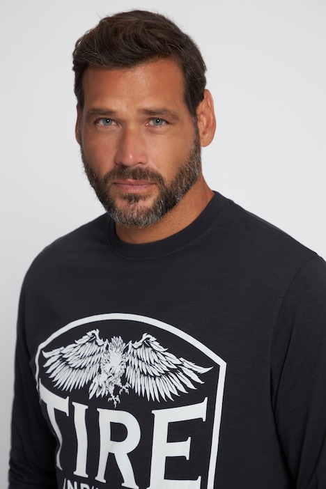 Langarmshirt, Print, Rundhals