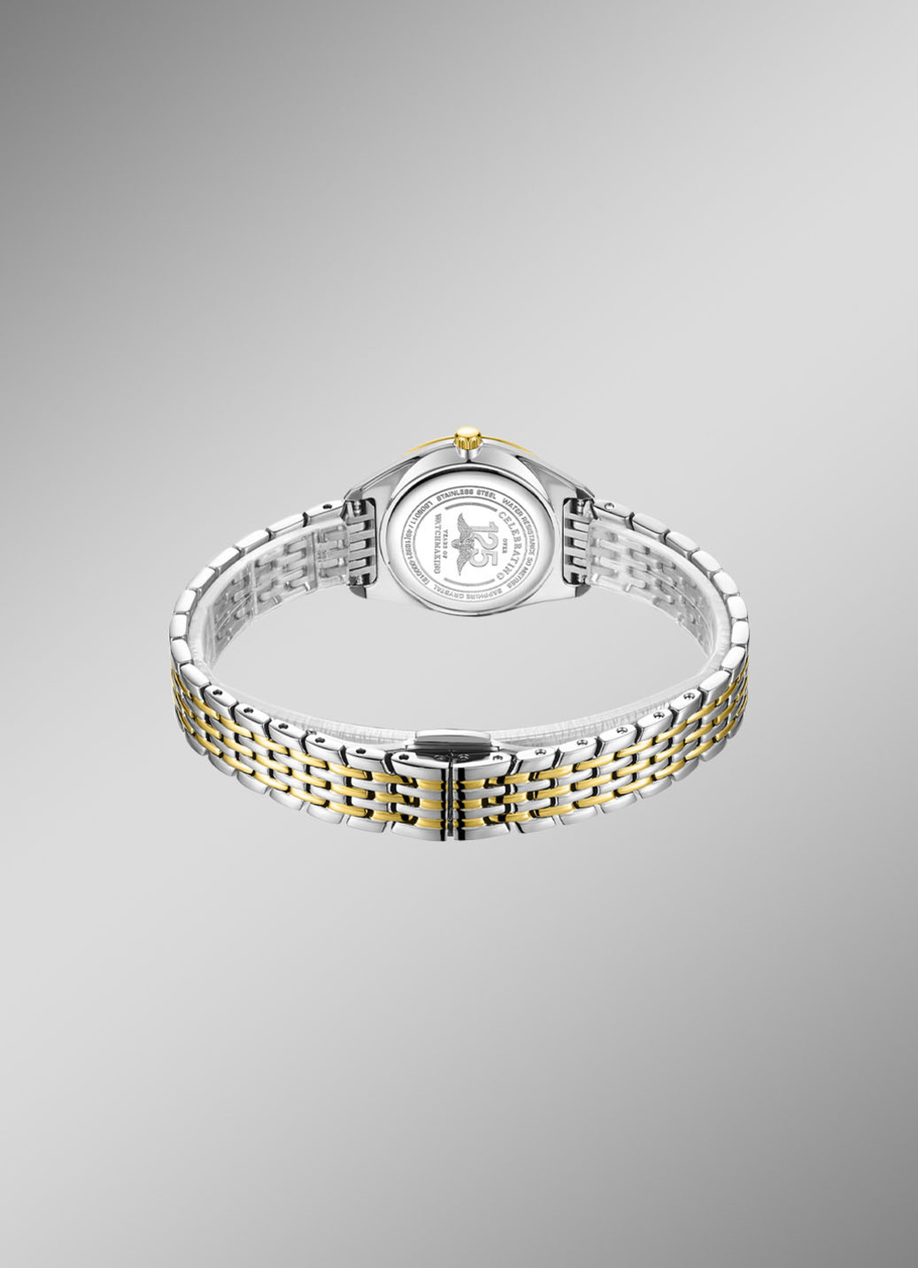 Rotary Quartz-Damenuhr mit Edelstahlbandgehäuse