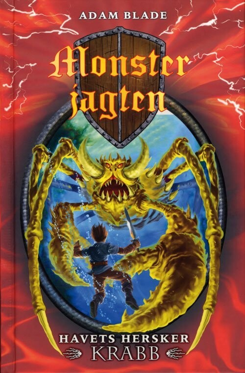 Monsterjagten 25 - Havets Hersker Krabb - Adam Blade - Bog