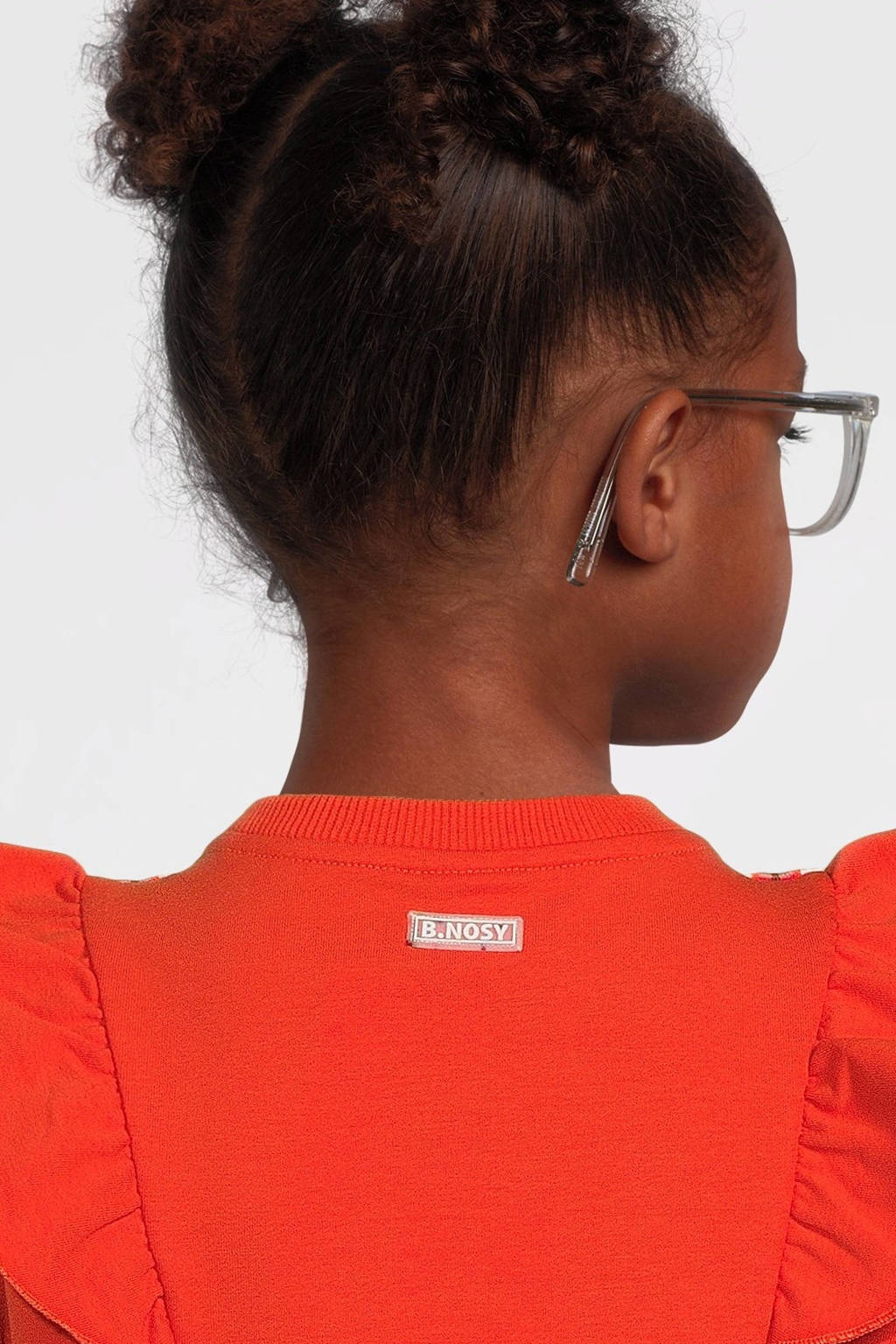 B.Nosy gestreepte sweater Sara brique