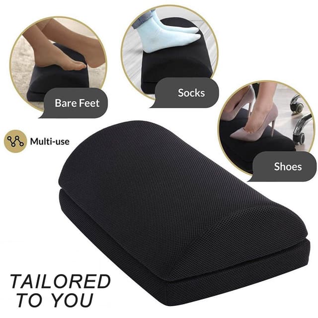 Taburet med memory foam multifunktionel ergonomisk