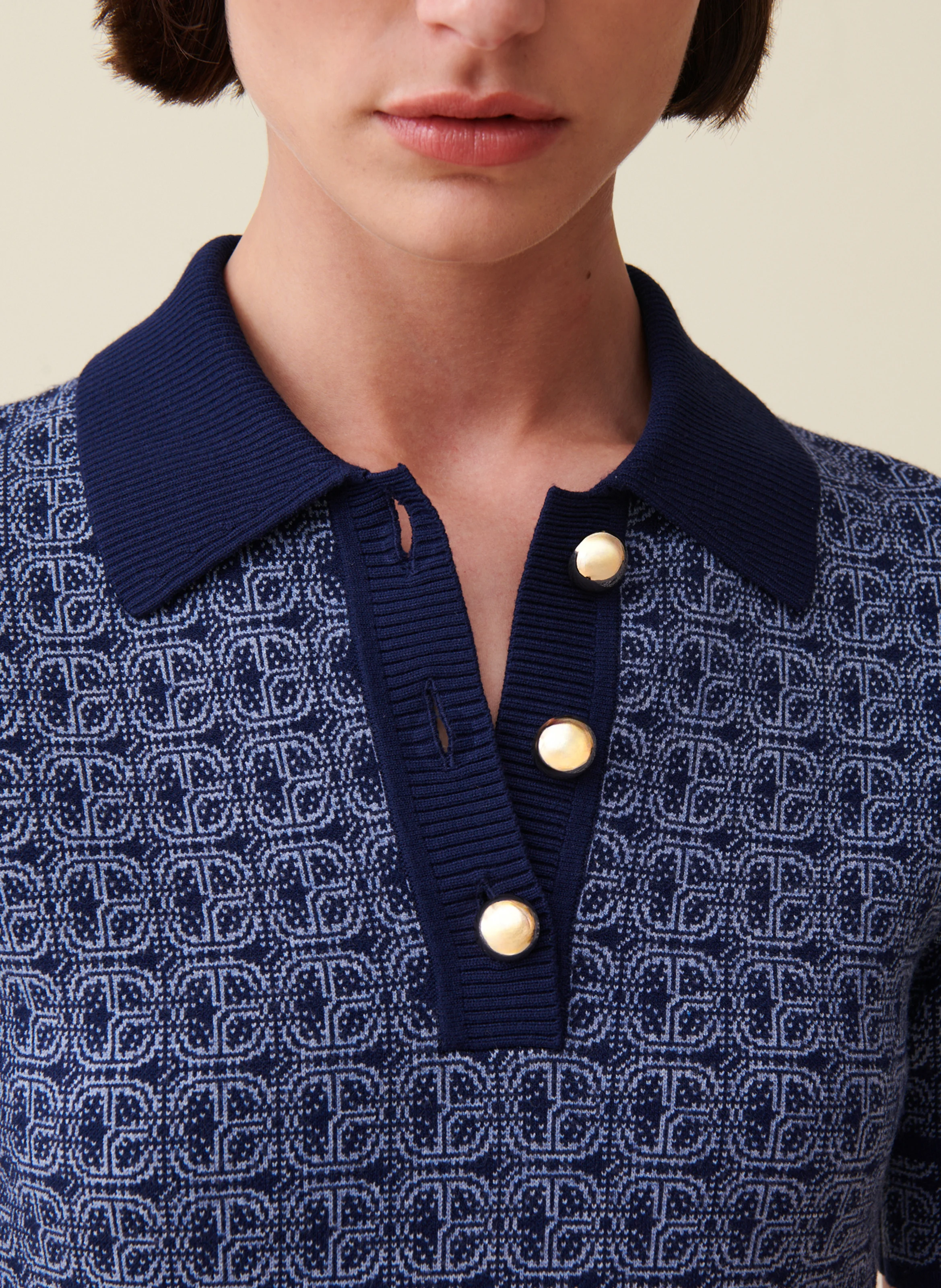 Robe midi| Bleu
