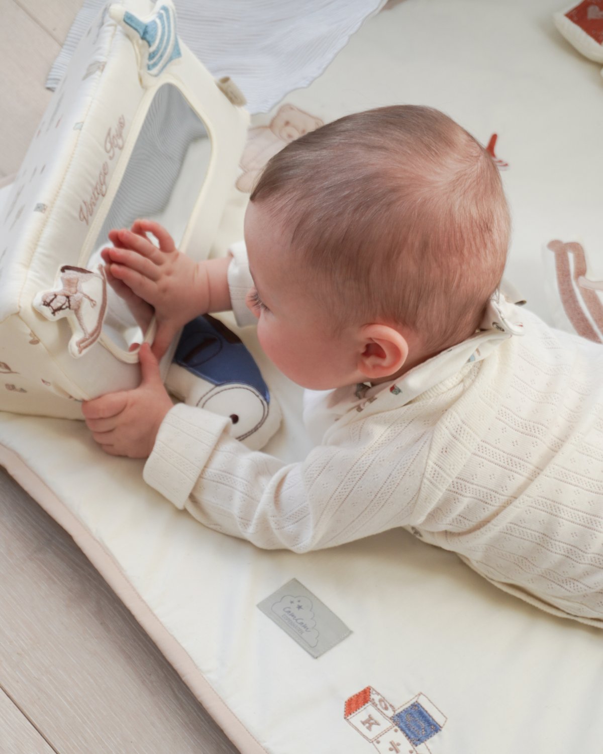 Lekespeil til lekematte – Økologisk | Tummy Time Mirror