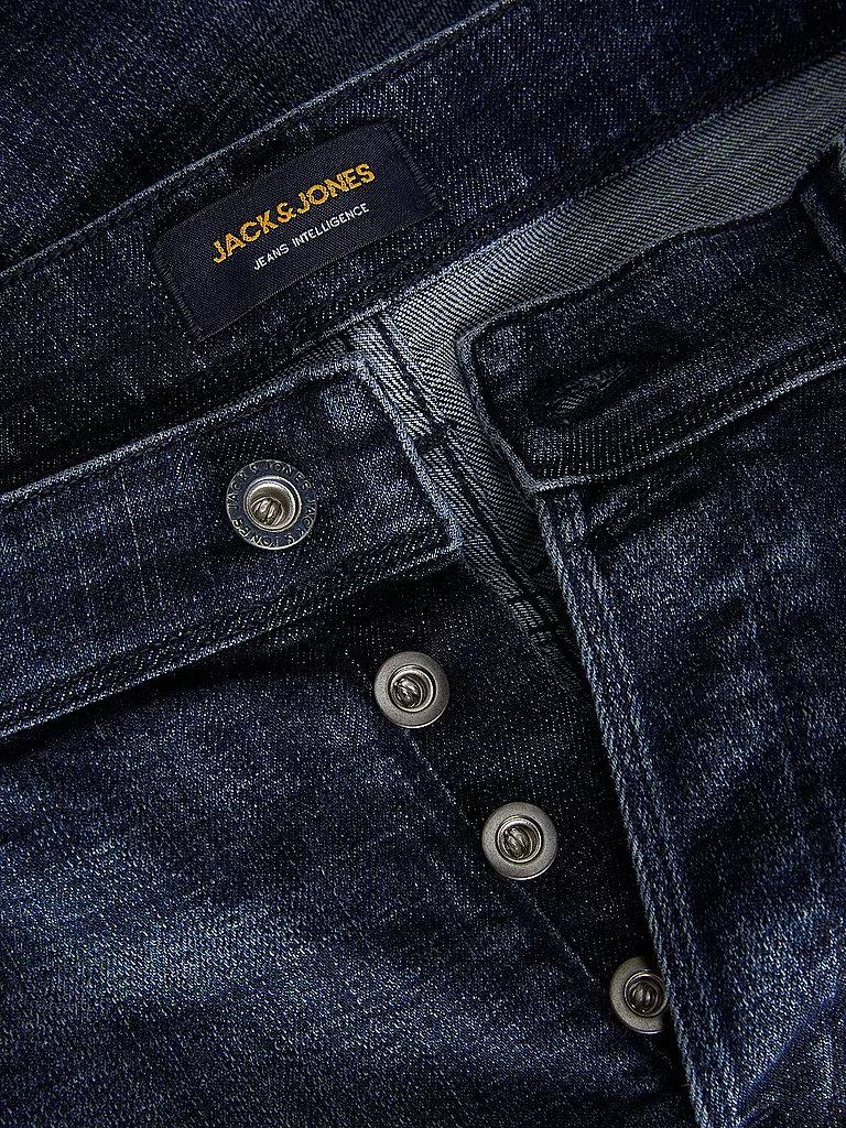 JACK & JONES Jeans Slim Fit JJIGLENN dunkelblau