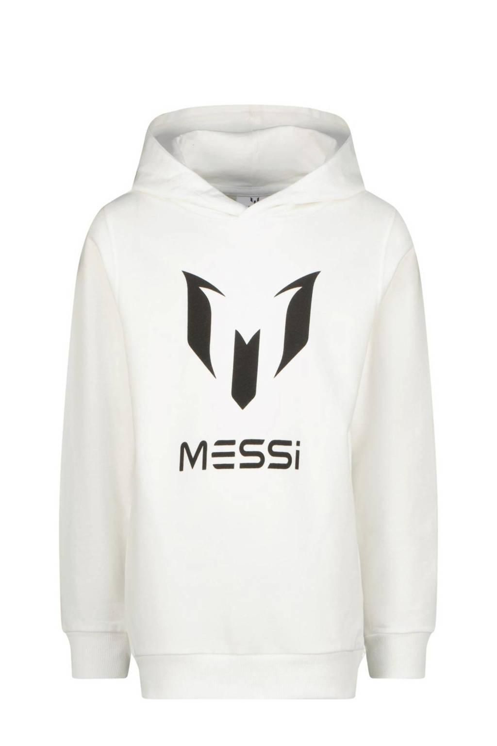 Messi hoodie Masorin met logo wit