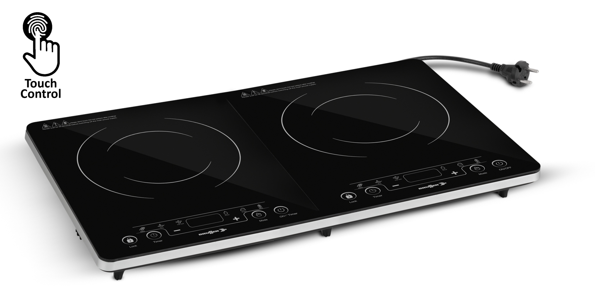 HOT POINT DOUBLE INDUCTION Elektroherd mit doppelter Induktionsplatte