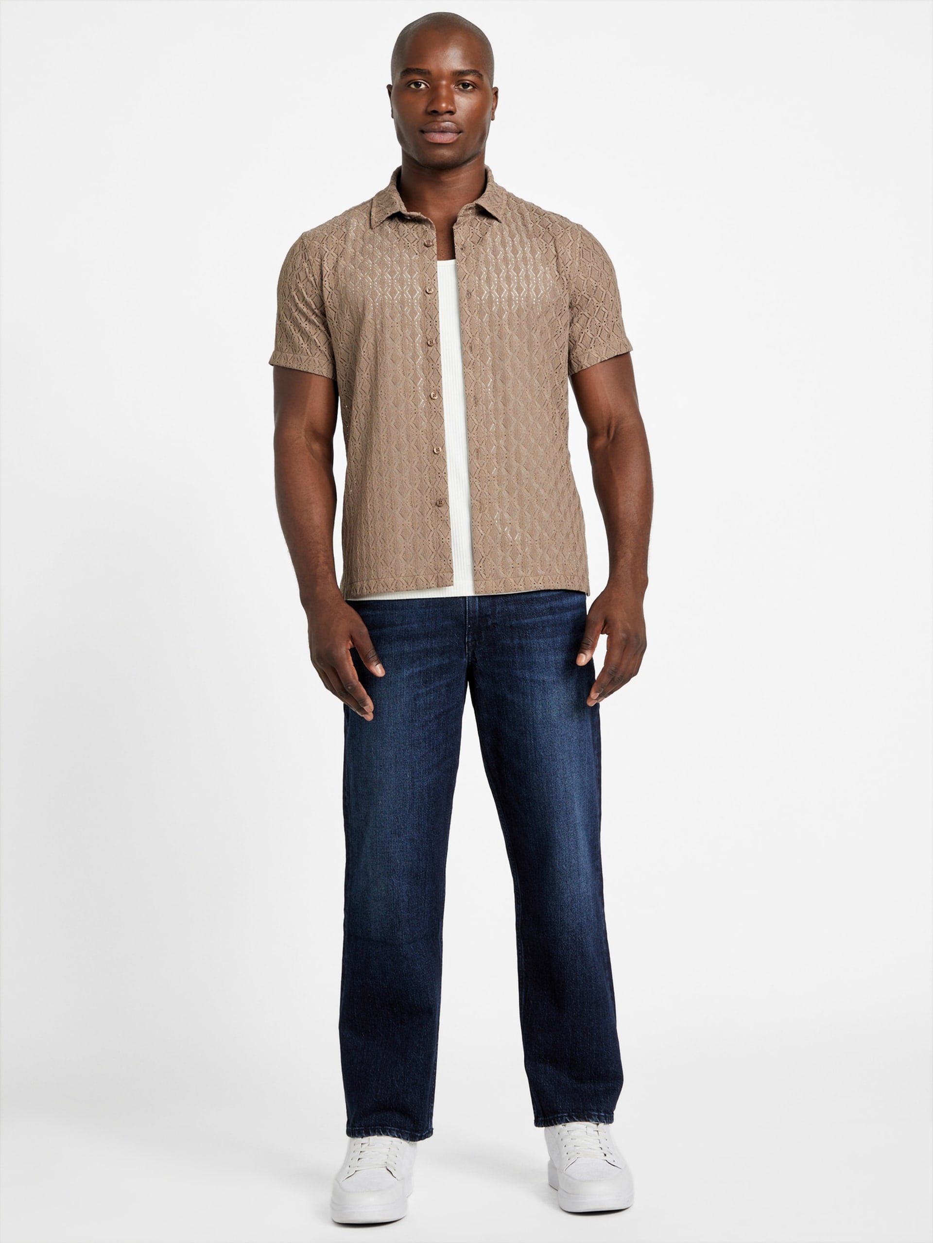 Camisa Reeves Perfurada
