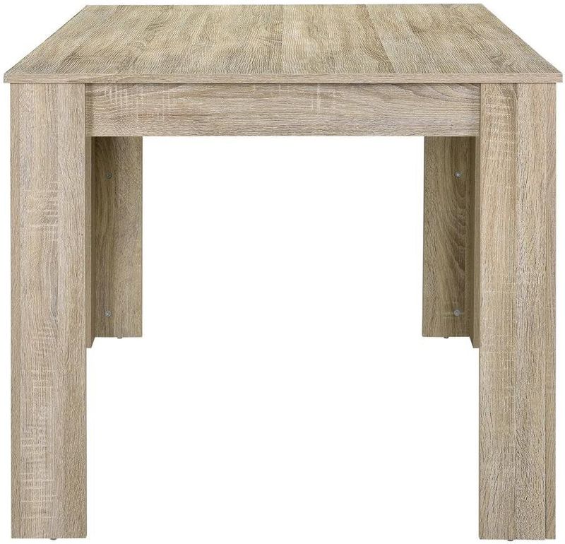 Eettafel Nora landelijke stijl 140x90x77 cm licht eiken