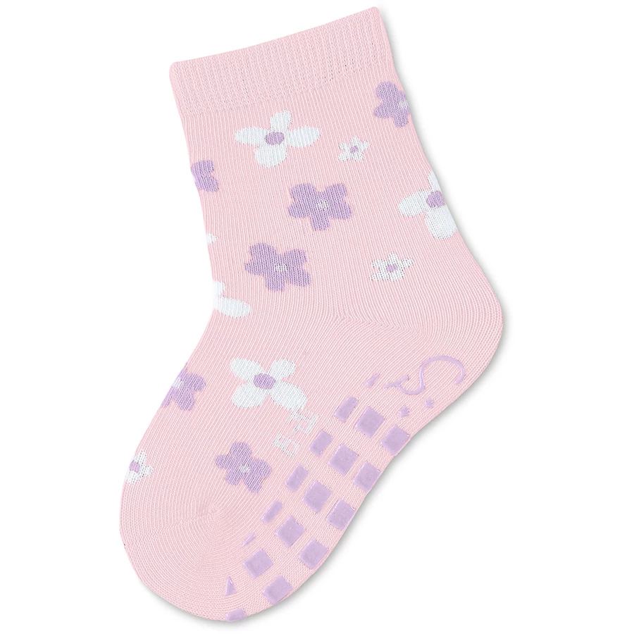 Sterntaler ABS-Söckchen Doppelpack Katze und Blumen blau