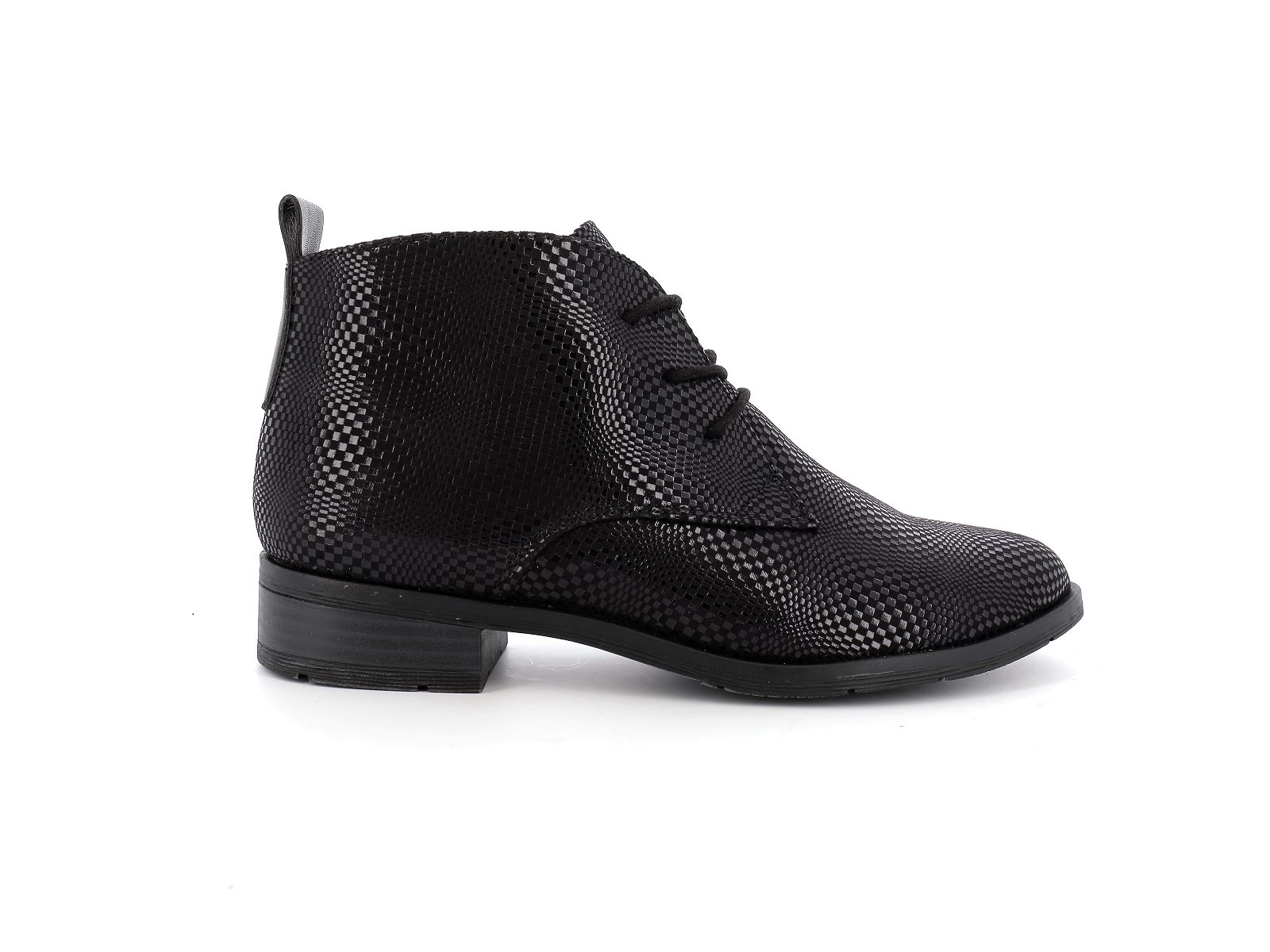 Marco tozzi-25101 Matières combinées Velours Noir